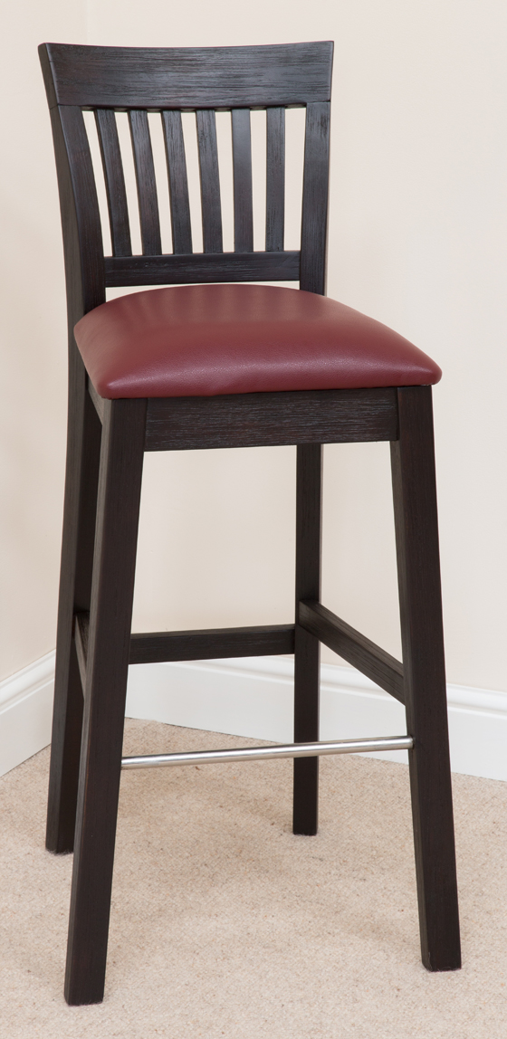 Bar Stools Stool Wooden, Red Leather Kitchen Bar Stools